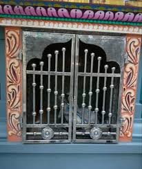 double door temple stainless steel gate
