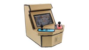 is this cardboard arcade machine the