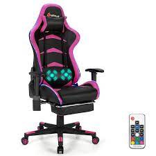 goplus mage led gaming chair