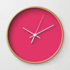 Simply Pink Punch Wall Clock By Simple