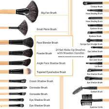 pro 24 pcs makeup brush cosmetic tool
