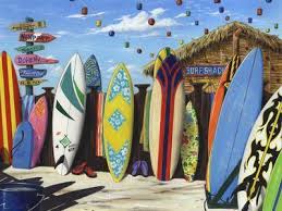 Surfing Decorative Art Wall Art Prints