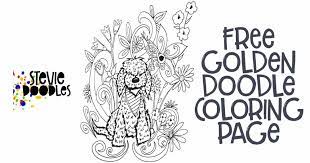 Depending on the coat colors of its parents and even grandparents, goldendoodles can turn out to be black, white, cream, golden/caramel. Free Golden Doodle Coloring Page Stevie Doodles Free Printable Coloring Pages