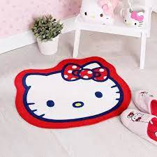 kawaii o kitty floor mat anime kt