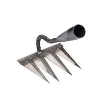 Garden Rake Durable Metal Harrow