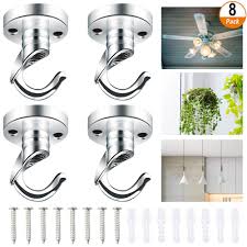 A base plate is used to blank off the switch housing if a light kit is removed from a ceiling fan. 8 Pcs Ceiling Hook Stainless Steel Heavy Duty Round Base Ceiling Hook Top Mount Wall Hook Ceiling Plate Hook For Ceiling Light Fixture Flower Basket Holder Ceiling Fan Buy Online In Qatar
