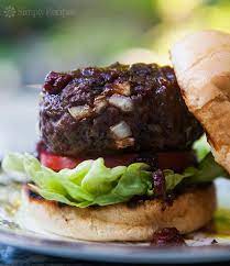 Buffalo Beef Burger Recipe gambar png