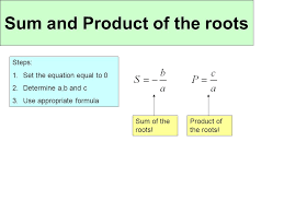 How To Find Roots Of Quadratic Equation