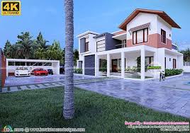 3105 Sq Ft Mixed Roof House Kerala