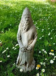 Wizard Gnome Man Statue Beautiful