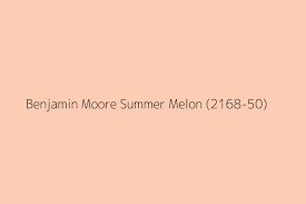 Benjamin Moore Summer Melon 2168 50