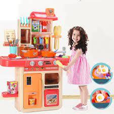 Shop bán bộ đồ chơi bếp nấu ăn cho bé gái bằng nhựa gỗ cỡ lớn giá rẻ tphcm