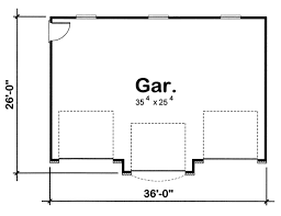 Garage Plan 44060 3 Car Garage