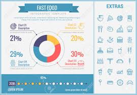Fast Food Infographic Template Elements And Icons Infograph