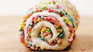 marshmallow fruity pebble roll diy
