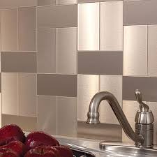 Tile like the aspect x in short grain metal. Aspect Peel And Stick Glass And Metal Backsplash Tiles Are Affordable And Easy To Install Many Metallic Backsplash Stainless Steel Backsplash Tile Backsplash
