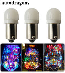 Us 65 99 Autodragons Frosted Dome Ac Dc 6 3v Pinball Led Lights Ba9s 44 47 Bayonet 2 5630 Smd Anti Flicker Pinball Led Flipper Led In Car