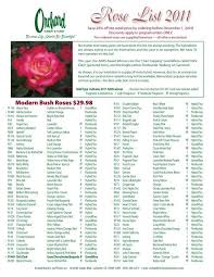 rose list 2016 orchard nursery