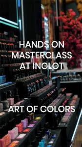 hands on mastercl at inglot