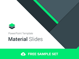 Material Design Powerpoint Template By Ergün Dribbble Dribbble