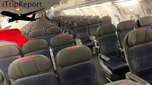 american a321 a32b main cabin review