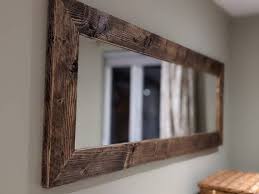 Rustic Wooden Mirror Recycled