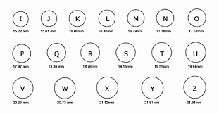 O Ring Size Chart Printable Foto Ring And Wallpaper