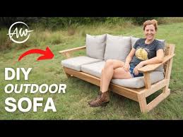 How To Build A Modern Diy Outdoor Sofa