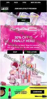 mac cosmetics black friday 2024