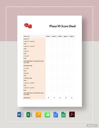 score sheet template in apple number