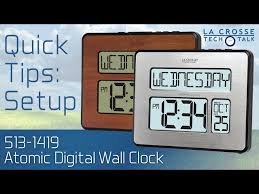 Digital Atomic Wall Clock Setup