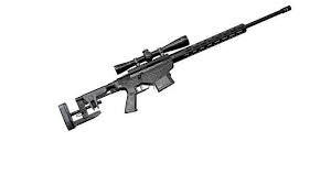 3d model ruger precision with