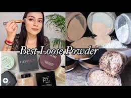affordable loose powder for oily