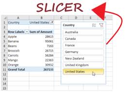 how to add a slicer in excel a