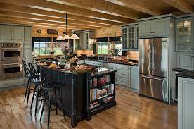 17 amazing log cabin kitchen design to