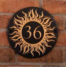 House Number Plaque Uk