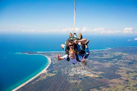 The weight limit set by each particular skydiving center depends on multiple factors such as gear manufacturer's weight limit and airplane configuration. Skydive Australia Byron Bay Byron Visitor Centre