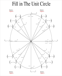 16 Unit Circle Chart Templates Free Sample Example