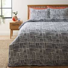 Abel Dash Navy Duvet Cover And