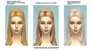 maxis hair recolor hair dye accessory