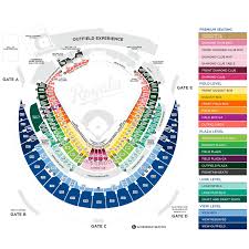 kauffman stadium seating map kansas
