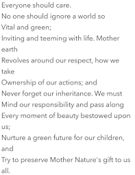 acrostic poem on environment brainly in