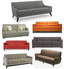 sofa size and the mid century mods