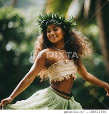 lifestyle photo women hula dancers in