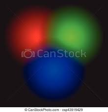 Color Wheel Color Chart With Blended Faded Circles For Color Theory Concepts Or As Generic Element