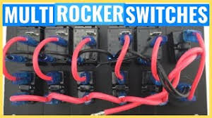Our switch line includes toggle switches, rocker switches, high power battery switches, marine grade switches, keyed switches, push and pull switches, and switch panels. How To Wire Multiple 12v Led Rocker Switches Simple Guide And Wiring Explanation Youtube