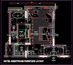 Hotel Guest Room Cad Working Dwg Detail