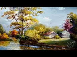 4 Colors Oil Painting Landscape Step