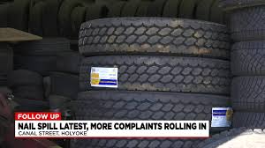 nails flatten tires in holyoke