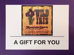wild iris mountain sports gift card